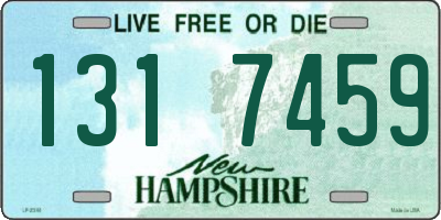 NH license plate 1317459