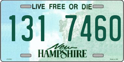 NH license plate 1317460