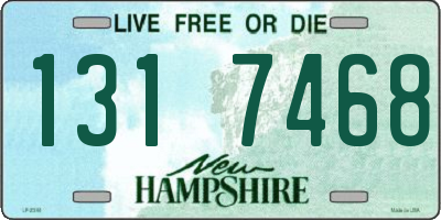 NH license plate 1317468