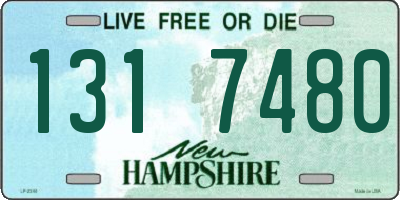 NH license plate 1317480