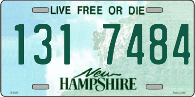 NH license plate 1317484