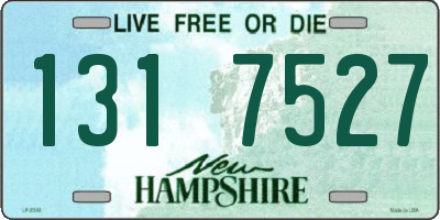 NH license plate 1317527