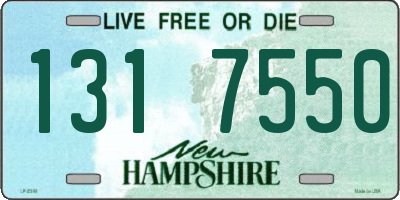 NH license plate 1317550