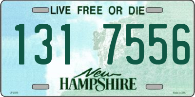 NH license plate 1317556