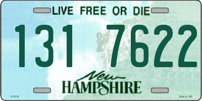 NH license plate 1317622