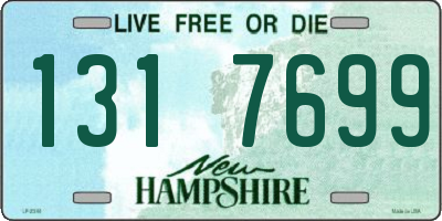 NH license plate 1317699