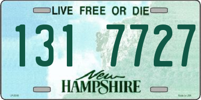 NH license plate 1317727