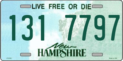 NH license plate 1317797