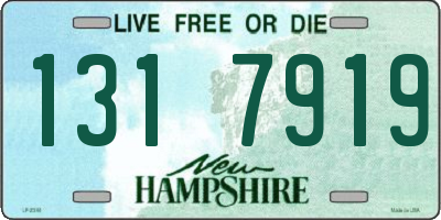 NH license plate 1317919