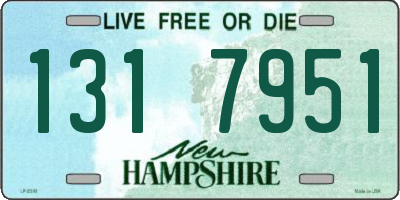 NH license plate 1317951