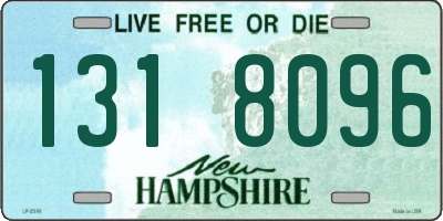 NH license plate 1318096