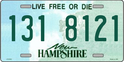 NH license plate 1318121