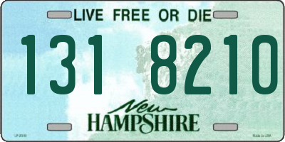 NH license plate 1318210