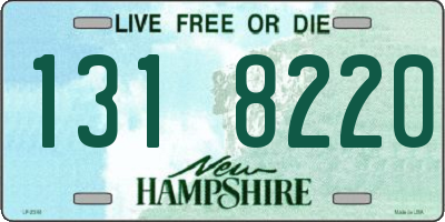 NH license plate 1318220