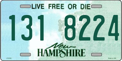 NH license plate 1318224