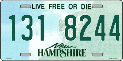 NH license plate 1318244