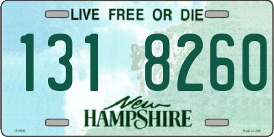 NH license plate 1318260