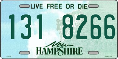 NH license plate 1318266