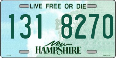 NH license plate 1318270