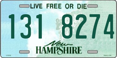 NH license plate 1318274
