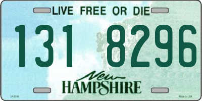 NH license plate 1318296
