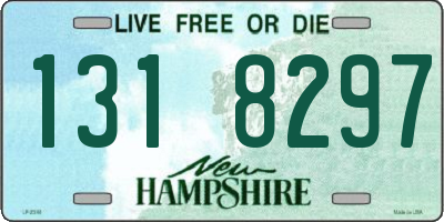 NH license plate 1318297