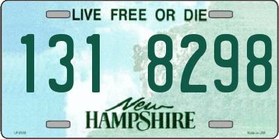 NH license plate 1318298