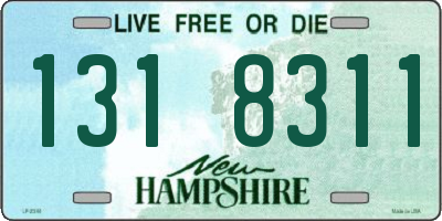 NH license plate 1318311