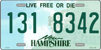 NH license plate 1318342