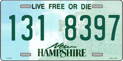 NH license plate 1318397
