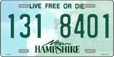 NH license plate 1318401