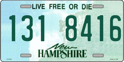NH license plate 1318416