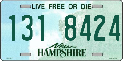NH license plate 1318424