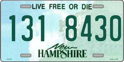 NH license plate 1318430