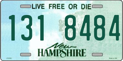 NH license plate 1318484