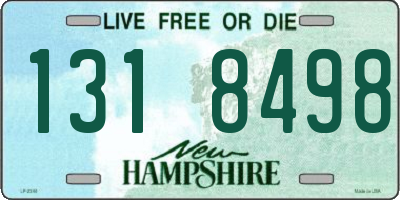 NH license plate 1318498