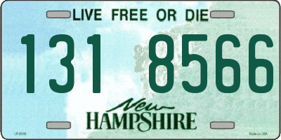 NH license plate 1318566