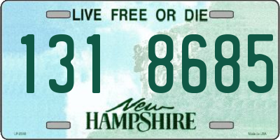 NH license plate 1318685