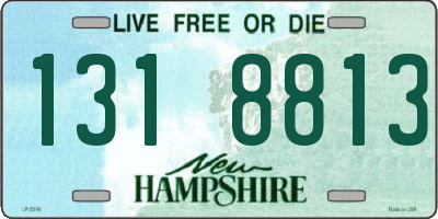 NH license plate 1318813