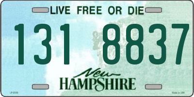 NH license plate 1318837