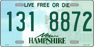 NH license plate 1318872