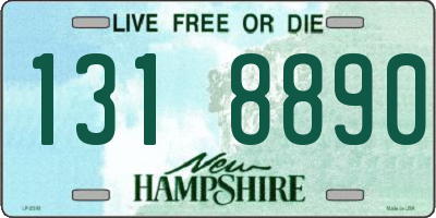 NH license plate 1318890