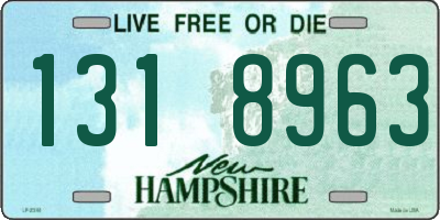 NH license plate 1318963