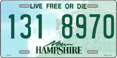 NH license plate 1318970