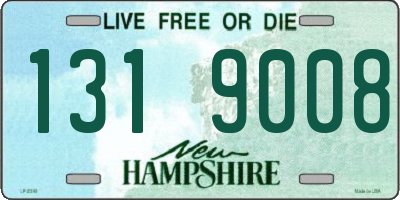 NH license plate 1319008