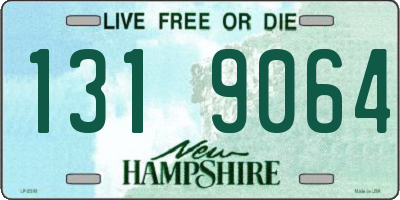 NH license plate 1319064