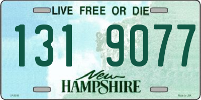 NH license plate 1319077
