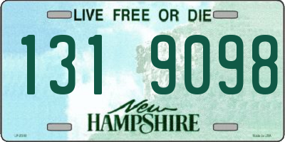 NH license plate 1319098