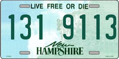 NH license plate 1319113