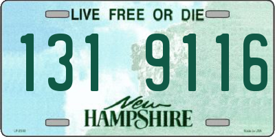NH license plate 1319116